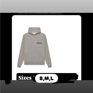 Essentials Men's dark oatmeal Hoodie